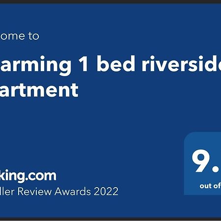 Charming 1 Bed Riverside Apartment Chester Kültér fotó